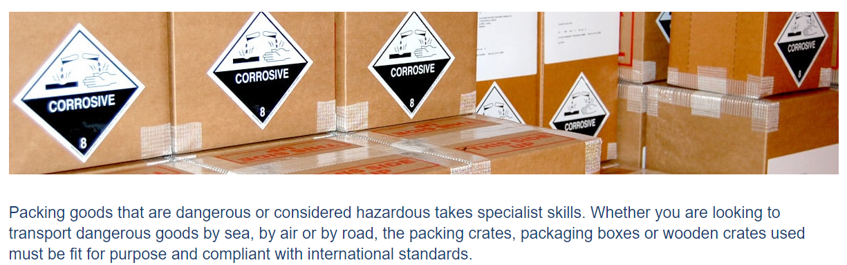P&M Packaging - dangerous packing