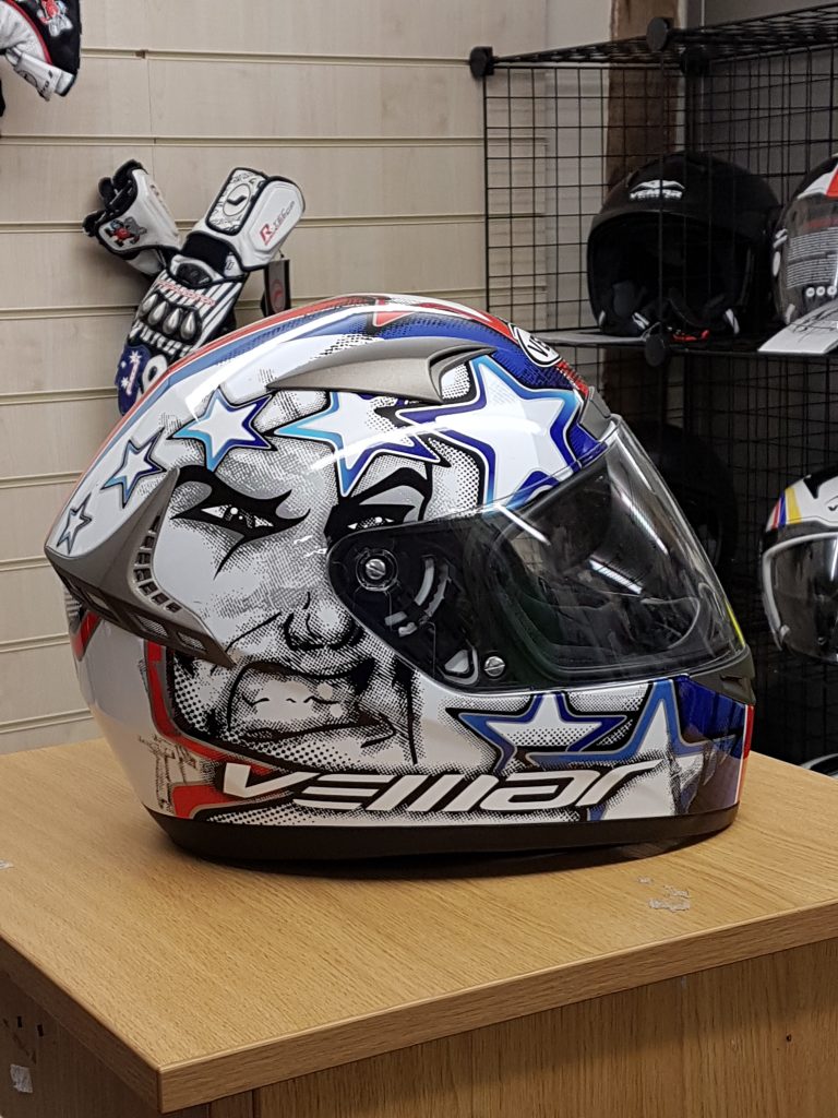 Motorcycle helmets available on BBX