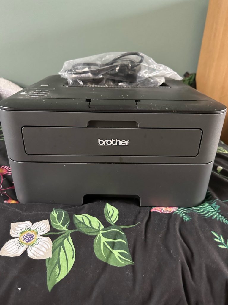 Black and white Brother printer