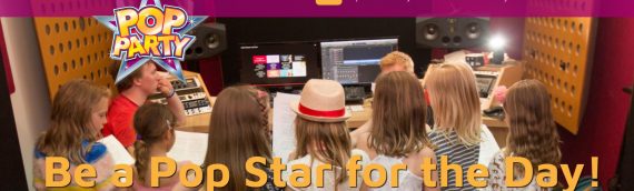 Children’s Pop Parties at a top recording studio in Southampton for up to 10 people – Vouchers available for Friends and Family
