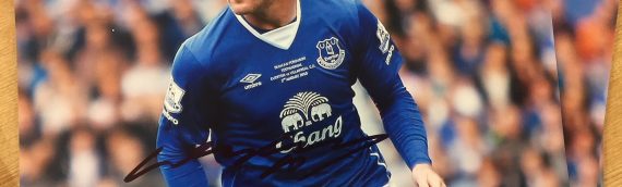 Signed Wayne Rooney Everton Prints