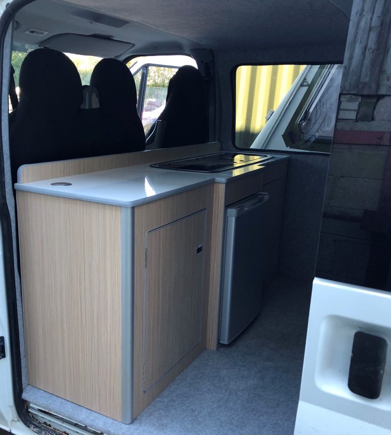 Luxury camper pods, hand crafted with lightweight Vohringer ply with