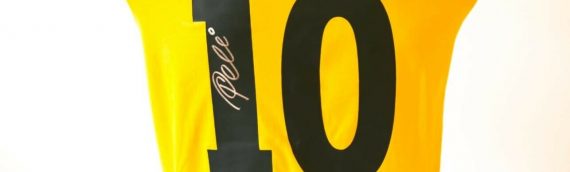 Authentic Signed Pele Shirt – Buy a piece of Sporting History! – ref 1