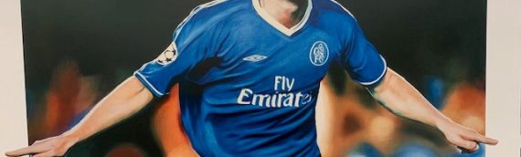 Chelsea – Signed Frank Lampard Print – ref 6