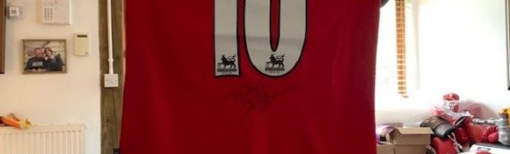 Manchester United Legend – Signed Teddy Sheringham Number 10 Shirt – Just 199 BBX each – ref 10