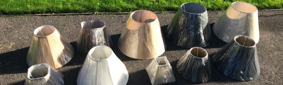 NEW SUPERB QUALITY LINED LAMPSHADES SALE CLEARANCE