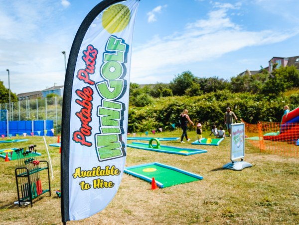 Mini Golf - Fantastic fun for everyone from Portable Putts in Devon and Cornwall
