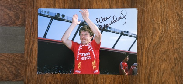 21.peter beardsley signed x 6