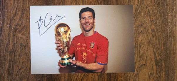 23.xabi alonso signed x 1