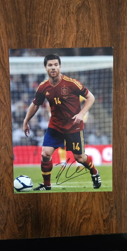 8. xabi alonso signed x 2