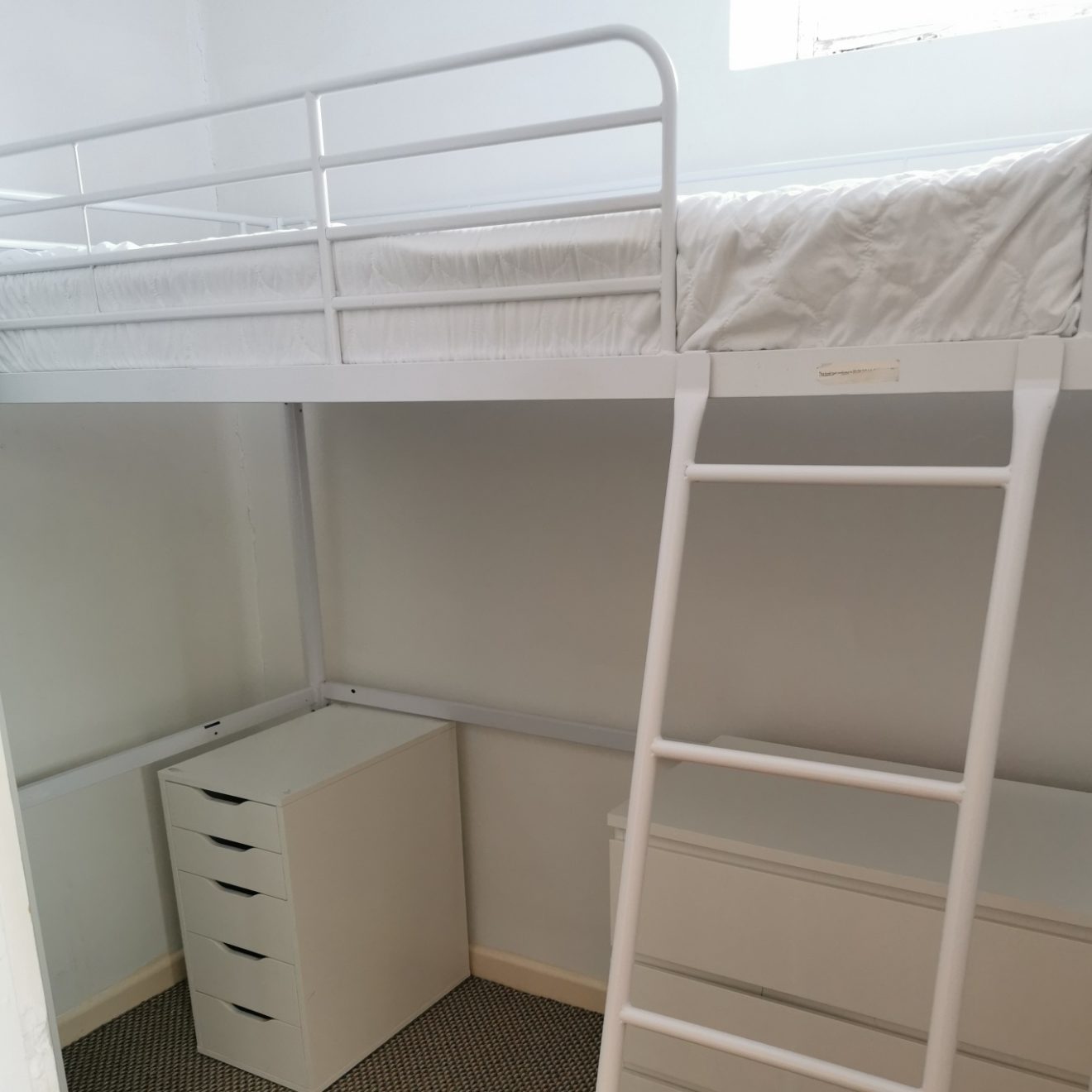 High Sleeper Metal Frame Bed