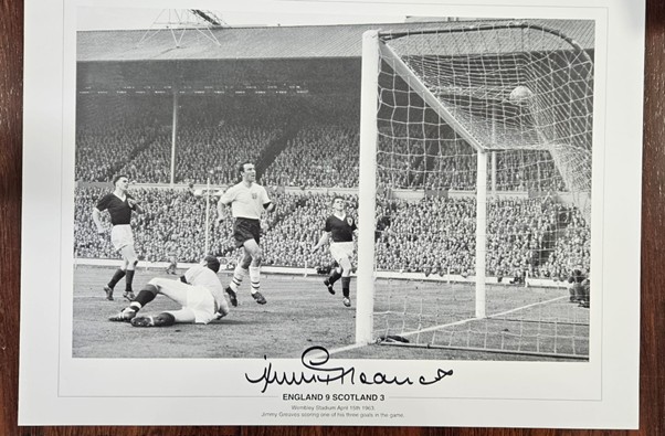 Jimmy Greaves 1 ENGLAND 9 SCOTLAND 3