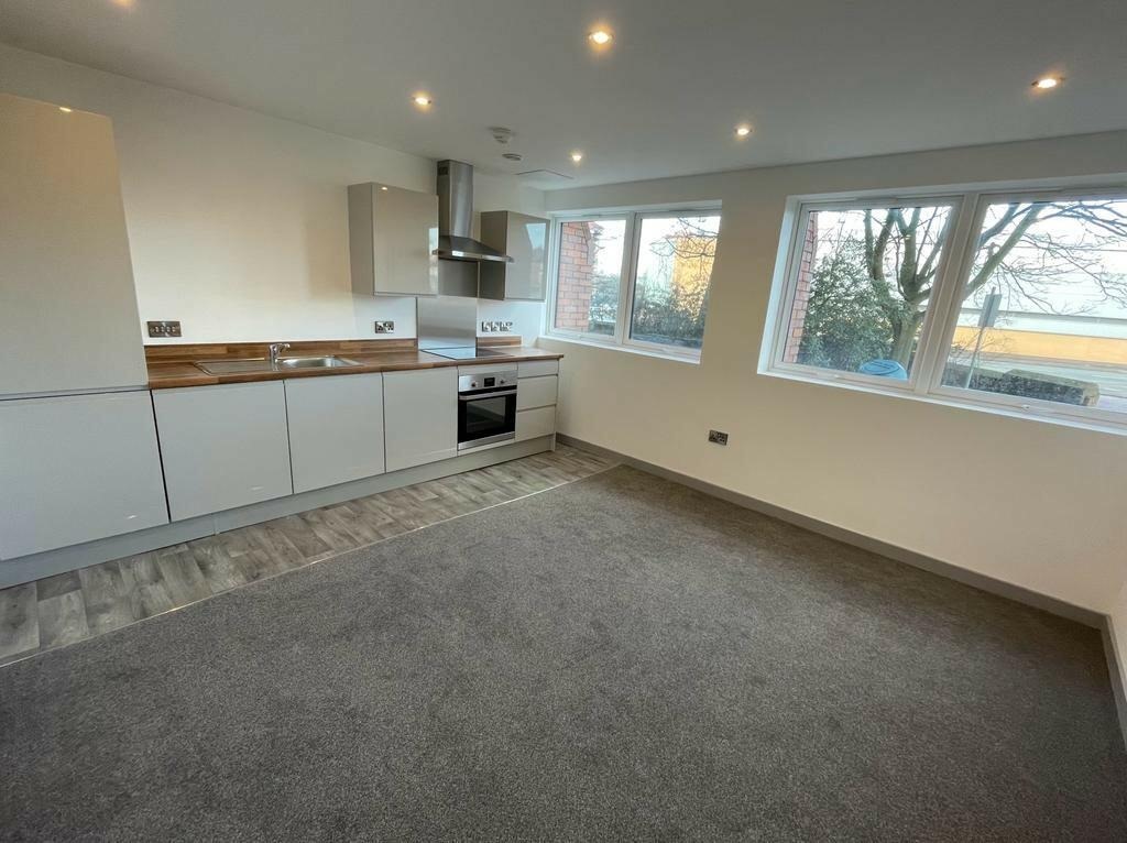 Living room and kitchen