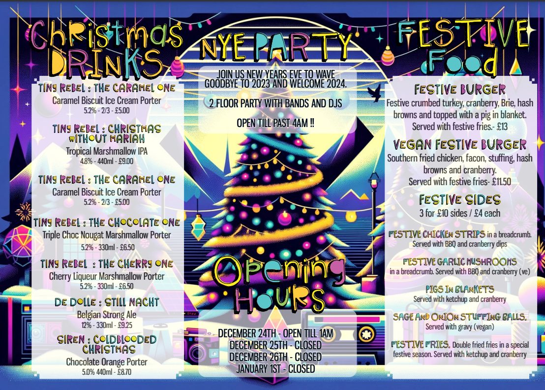 The Four Horsemen - Christmas drinks and Festive food!!