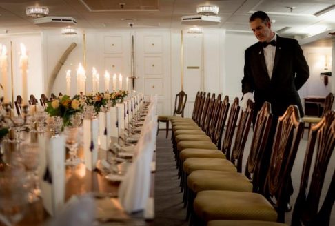 Gala Dinner on the Royal Yacht Britannia