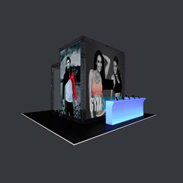 Exhibition stands and logistics from 200m2