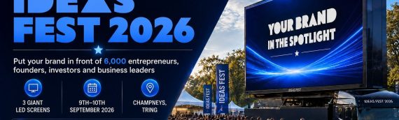 Digital Screen advertising at Ideasfest