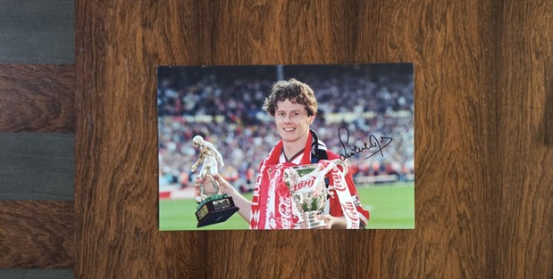 steve mcmanmanam signed x 2